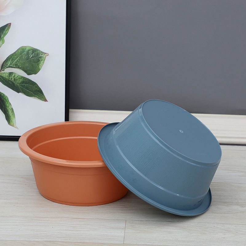 Thickened 30cm plastic washbasin household washbasin advertising basin student dormitory vegetable basin laundry basin foot basin batch