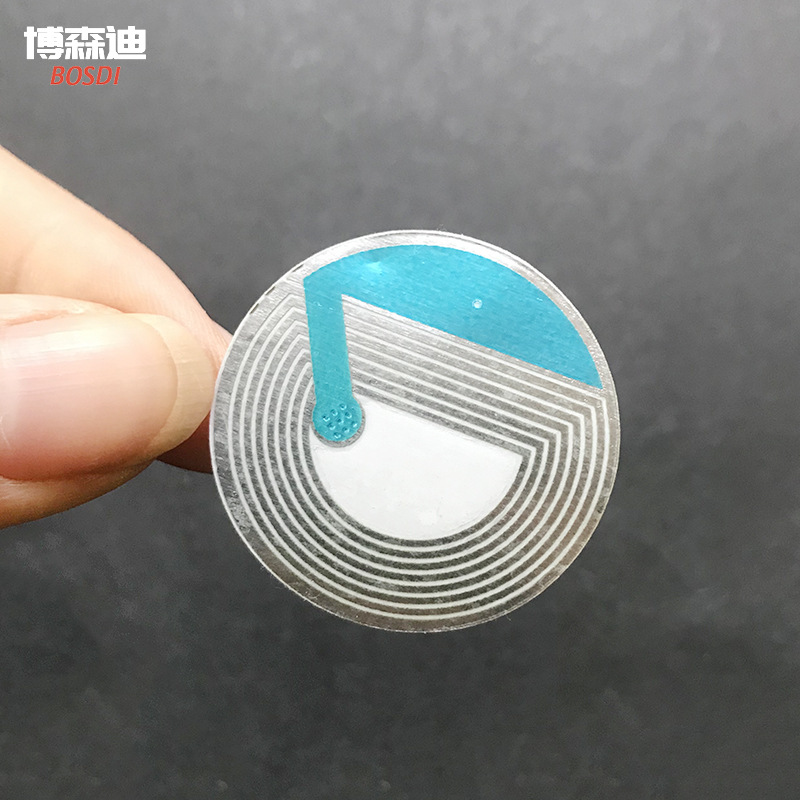 Wholesale supermarket anti-theft label round R33 RF soft label product anti-theft sticker strong adhesive anti-theft soft label