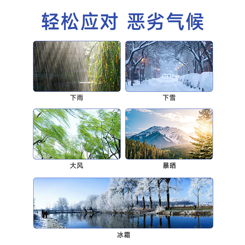 Mini light micro weather station light louver box rainproof weather sensor protective enclosure PRS140