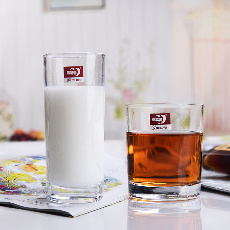 Прозрачная стеклянная молочная чашка, большая ёмкость, утолщённая кофейная чашка, домашняя чашка для завтрака, чашка для соевого молока, соковая чашка, оптовая