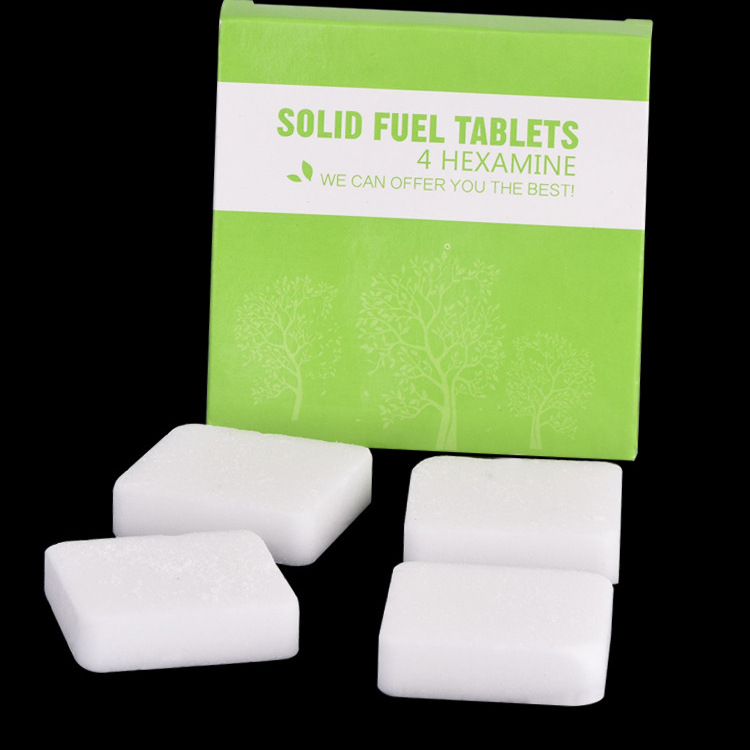 Solid Alcohol Block Fuel Burn-Resistant Charcoal Burning Block Ignite Ignition Aid Block Fire Aid Burning Paraffin 8 Tablets