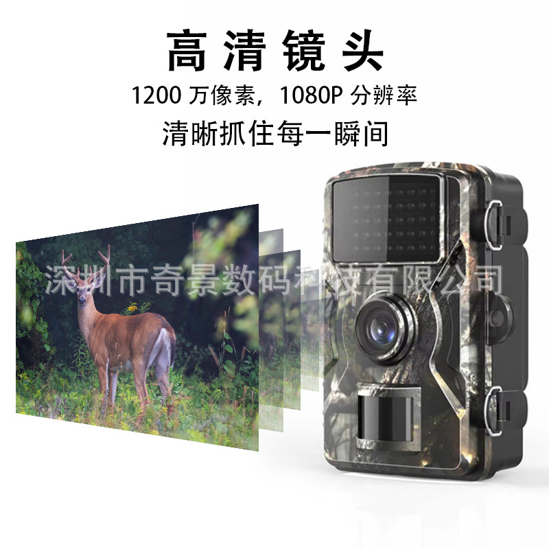 Foreign Trade Cross-Border Infrared Wild Animal Camera Outdoor High-Definition Hunting Camera Night Vision Tracking Induction Hunting Camera