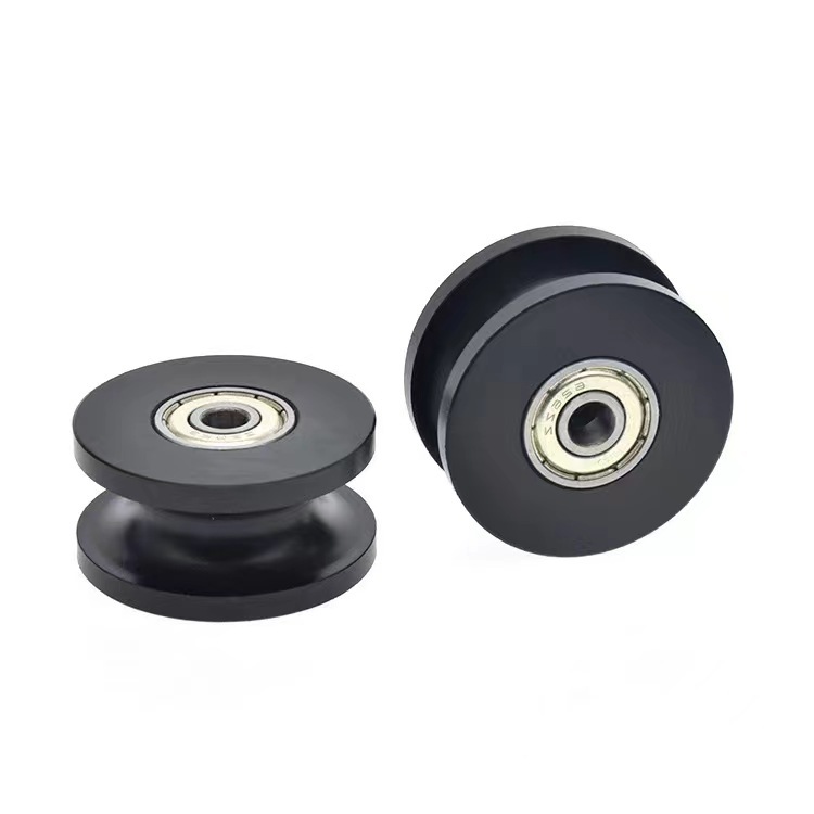 Double bearing mute small wheel fitness equipment wheel medical wheel