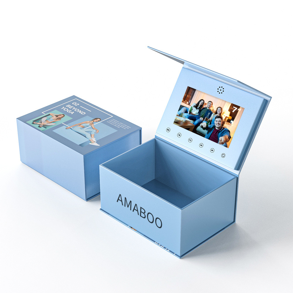 7inch Hd Digital Video Box Video Gift Box Lcd Video Player Mp4 Video Greeting Card