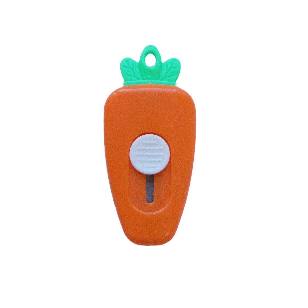 Cartoon art knife unpacking knife radish paper knife stationery creative small size art knife wholesale cute knife express knife