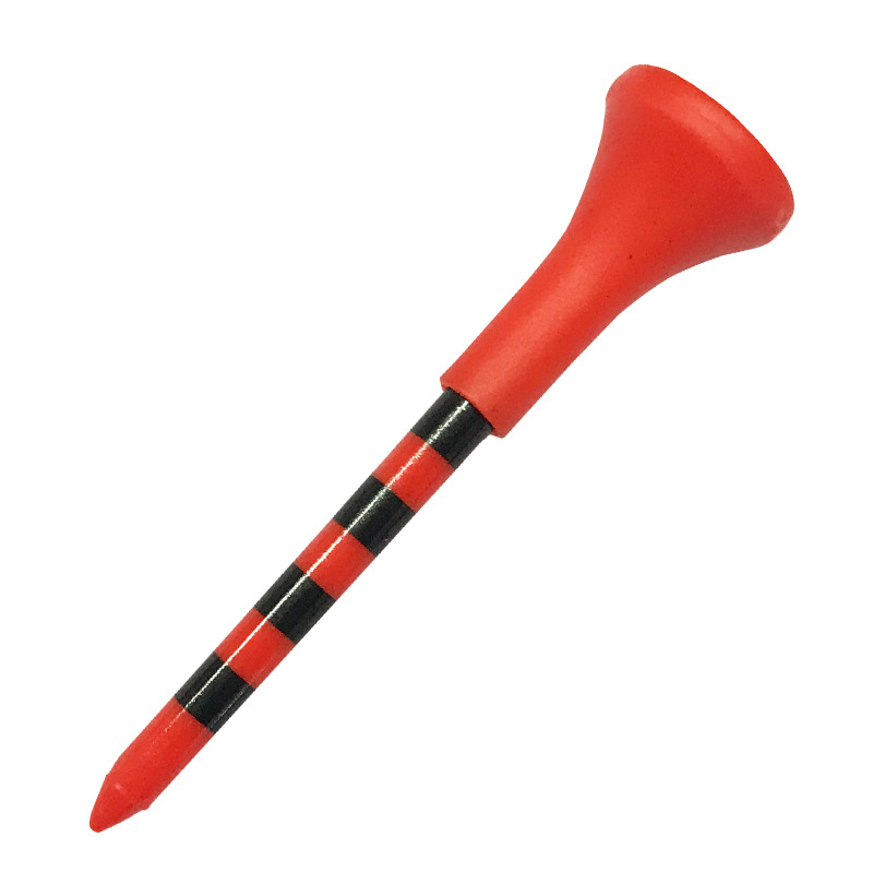 Golf Nail TEE Plastic tee Multi-size Rubber Sleeve Soft Rubber Headset Serve Golf TEE Ball tee