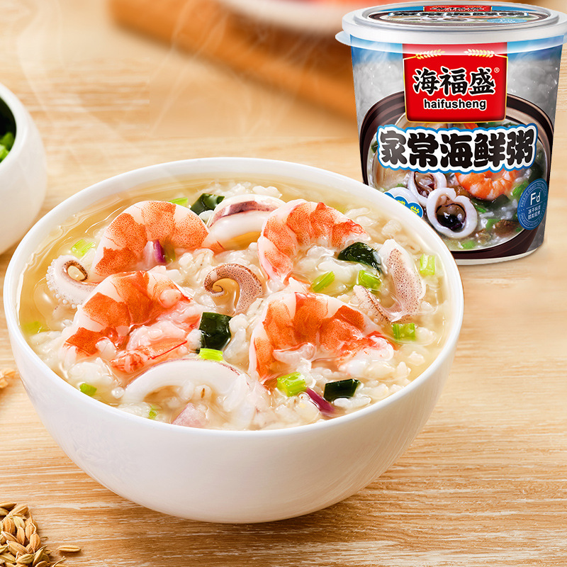 Haifusheng instant porridge freeze-dried porridge for lazy people instant instant food FD freeze-dried mashed potato porridge