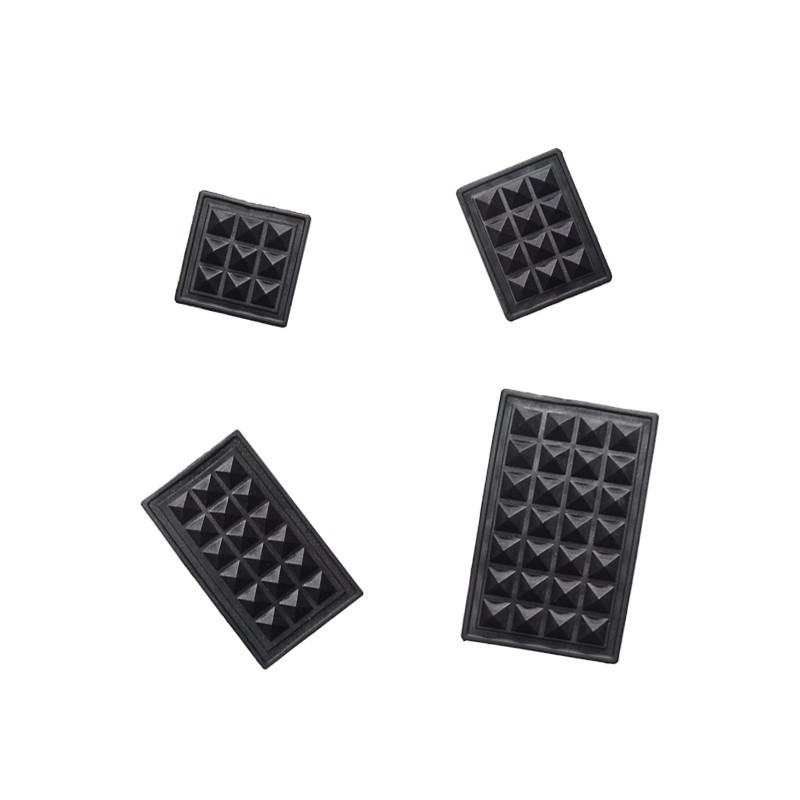 Factory direct plastic low nail foot pad base non-slip anti-wear luggage wear-resistant mat accessories