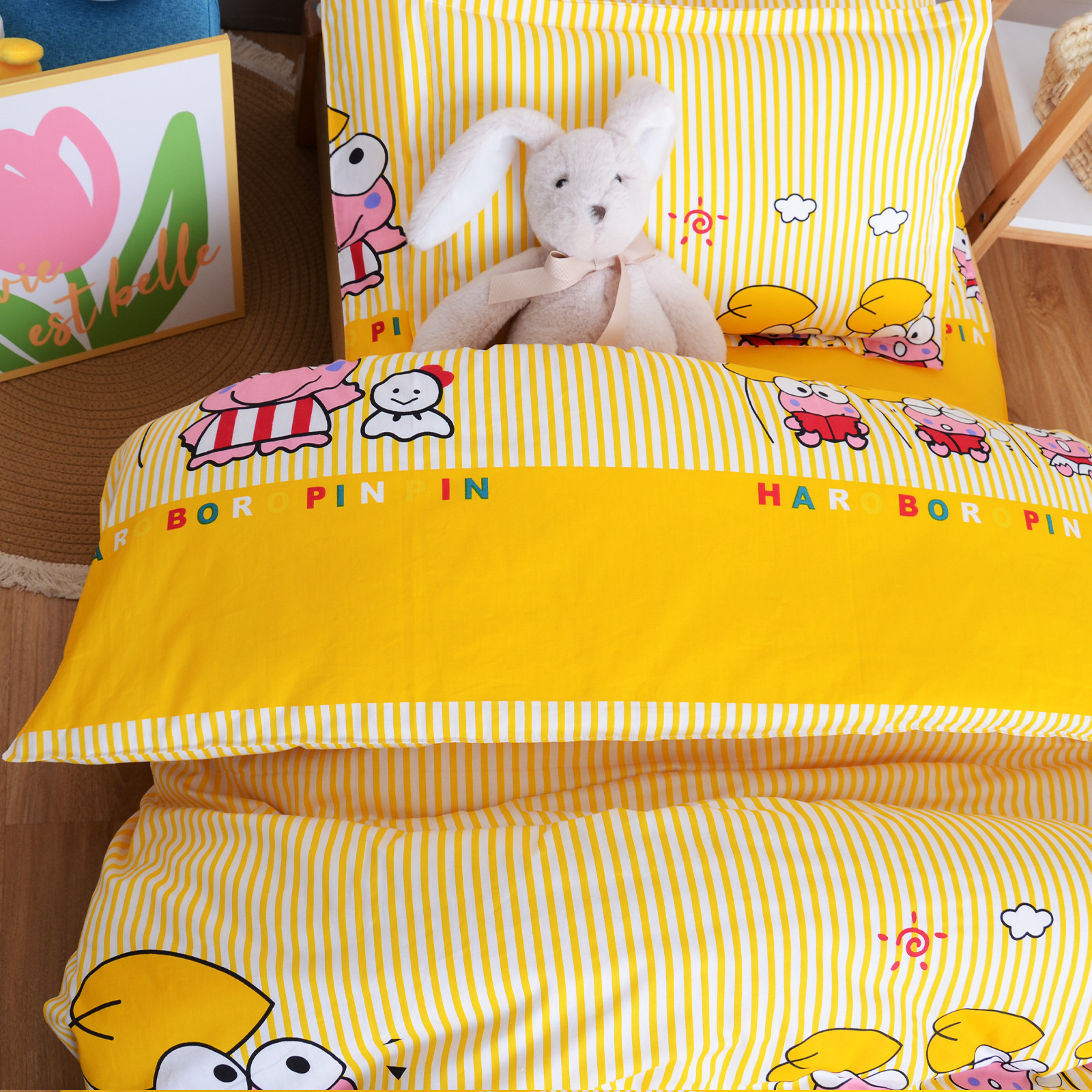 Cotton Cartoon Kindergarten Bedding Three-Piece Set Kidsren's Nap Six-Piece Set Toddler Bedding Cute Pure Cotton