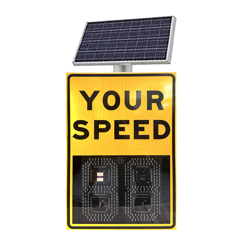 Cross-Border Supply Iron Shell Foreign Trade Radar Speedometer Area Radar Speed Screen Road Speedometer