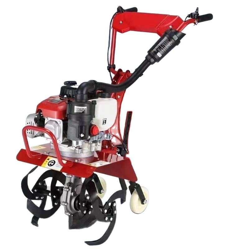 Honda King Micro-Tiller Gasoline Household Four-Stroke Tillage Paddy Field Weeding Trenching Agricultural Tillage Rotary Tillage