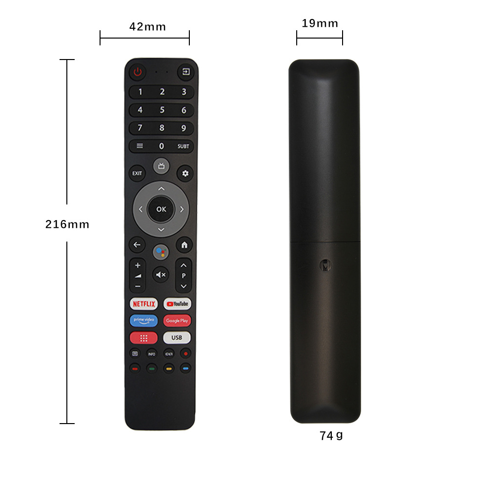 Chiq Wansa Dexp Changhon Smart Tv Bluetooth Voice and Infrared English Remote Control