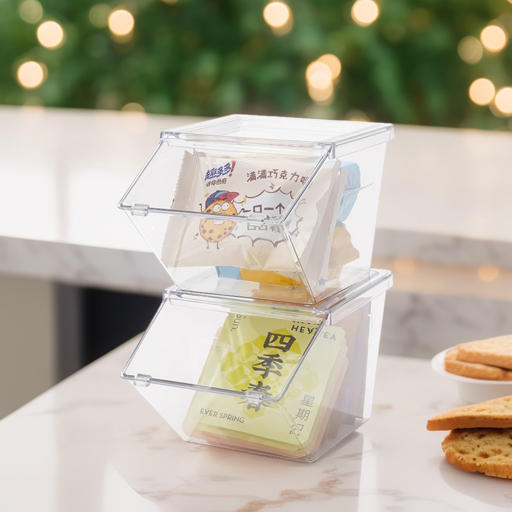 Коробка для хранения чайных пакетиков, капсульный кофе, пылезащитная крышка, офисная настольная коробка для косметики