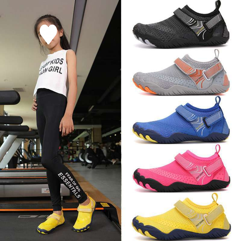 Детские кроссовки для прыжков, бесшумные, с мягкой подошвой, противоскользящие, для мужчин и женщин