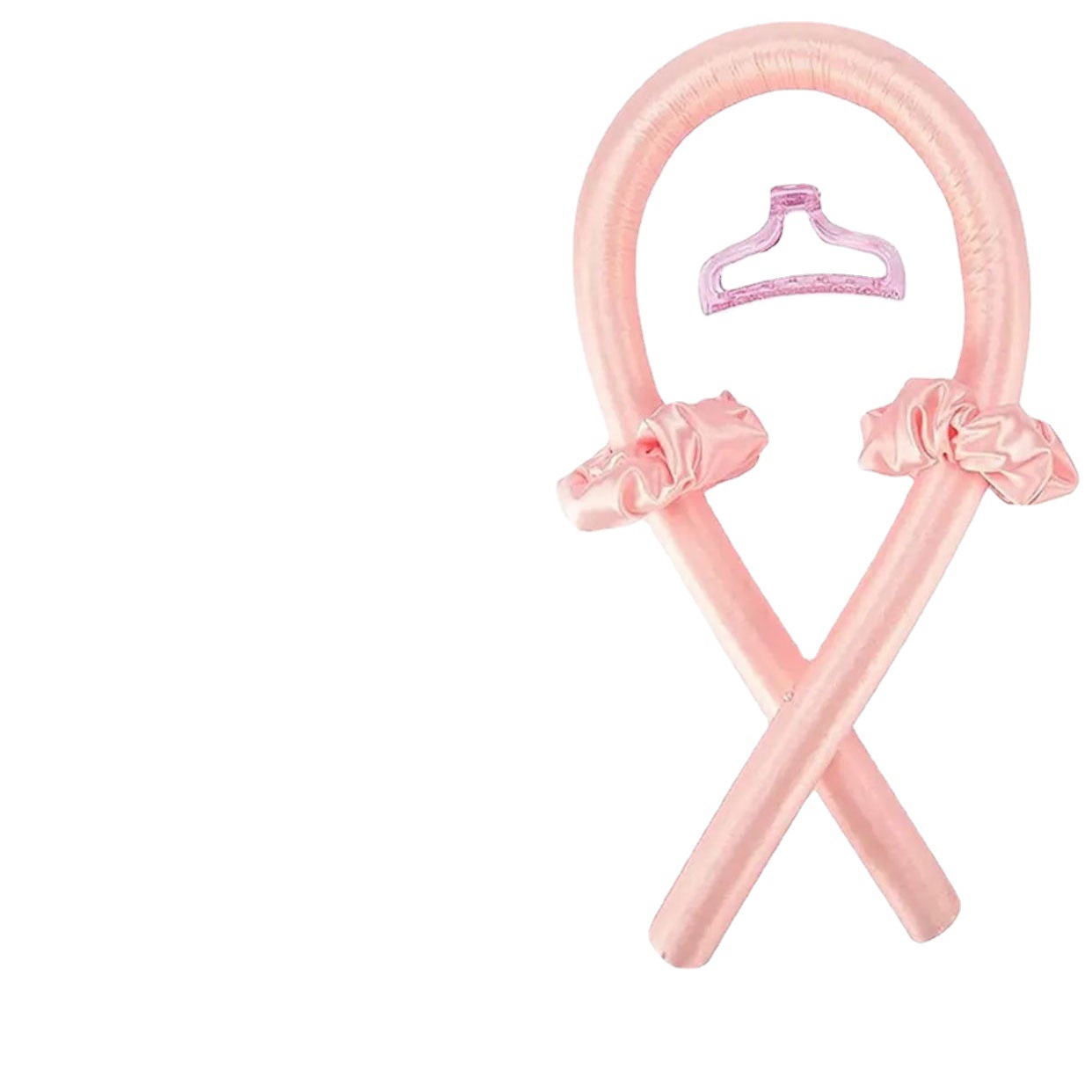 Cross-Border Amazon Temu Sleep Foam Sponge Heatless Curling Iron Large Wave Hair Band Set Lazy Curling Iron