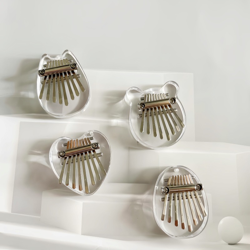 Mini Acrylic Crystal 8-Tone Thumb Musical Cross-Border Kalimba kalimba Finger Musical Instrument