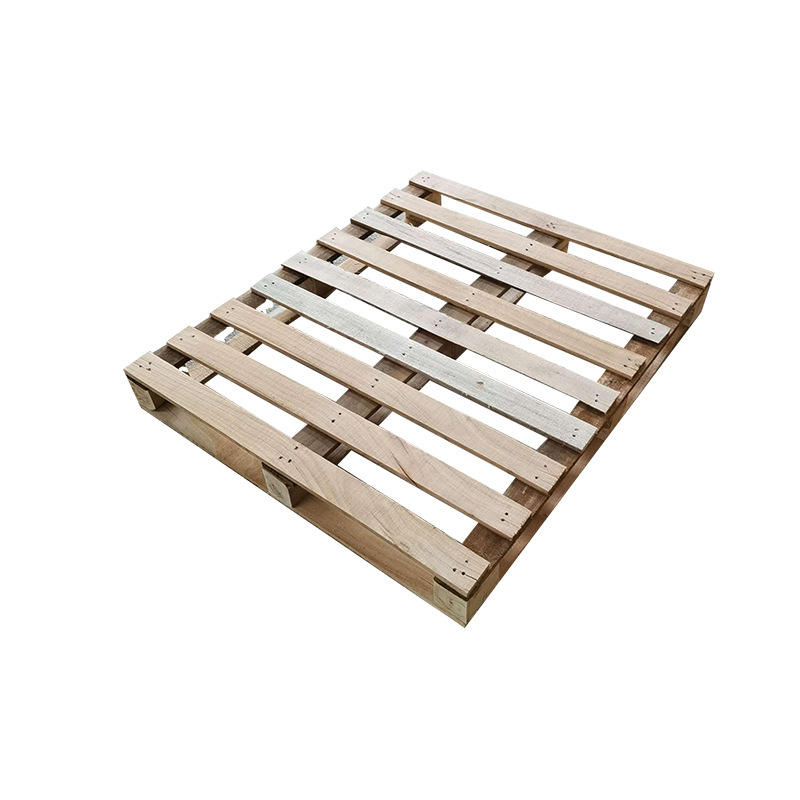 Factory Direct Supply of Fumigation-Free Logistics Wooden Pallets Warehouse Turnover Four-Sided Fork Wooden Pallets Transport Warehouse Wood Storage Pallets