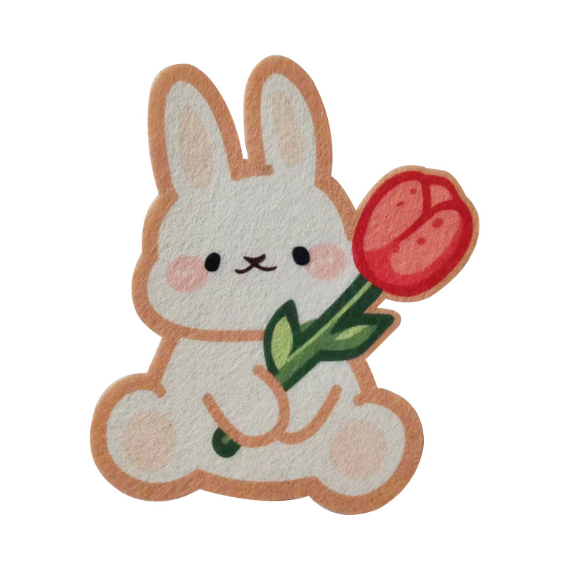 Wholesale Cartoon Toilet Deodorizing Stickers Deodorizing Waterproof Fragrance Stickers Toilet Bathroom Cute Decorative Felt Stickers