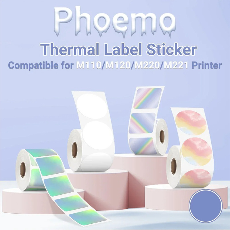 Подходит для Yaka Lai M108 трансграничная Amazon Phomemo M110 M220 бумага для этикеток термальная бумага
