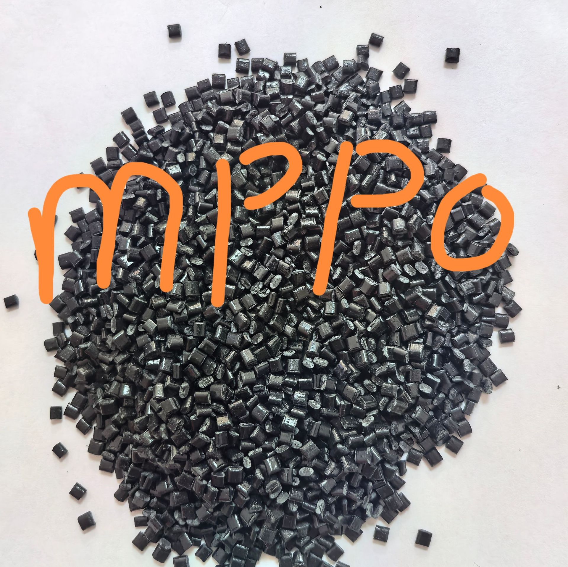 Черные огнестойкие и термостойкие гранулы МППО, улучшенные на 20%, высокоглянцевые и устойчивые к гидролизу пластиковые гранулы со скидками в наличии
