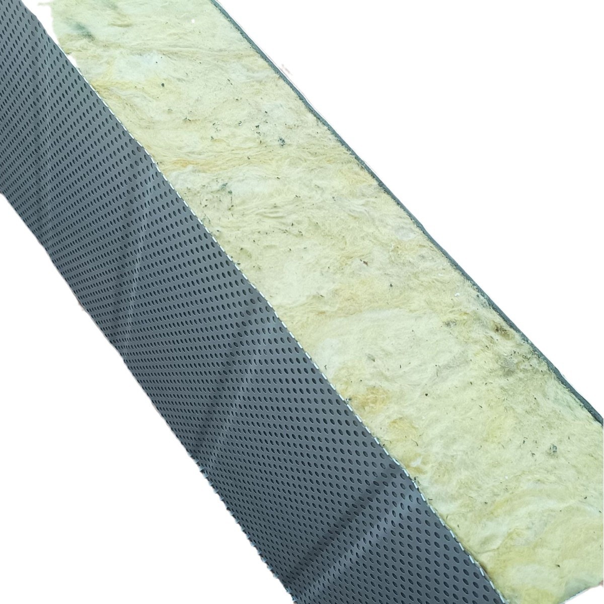 Class A flame retardant insulation sound insulation board sound insulation felt plus rock wool damping sound-absorbing board color steel punching sound-absorbing board anti-noise