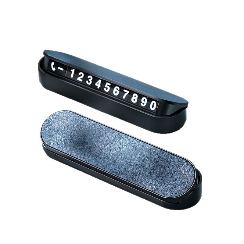 Temporary Parking Sign Hidden Phone Number Moving License Plate Luminous Car Interior Supplies Logo Gift Printing