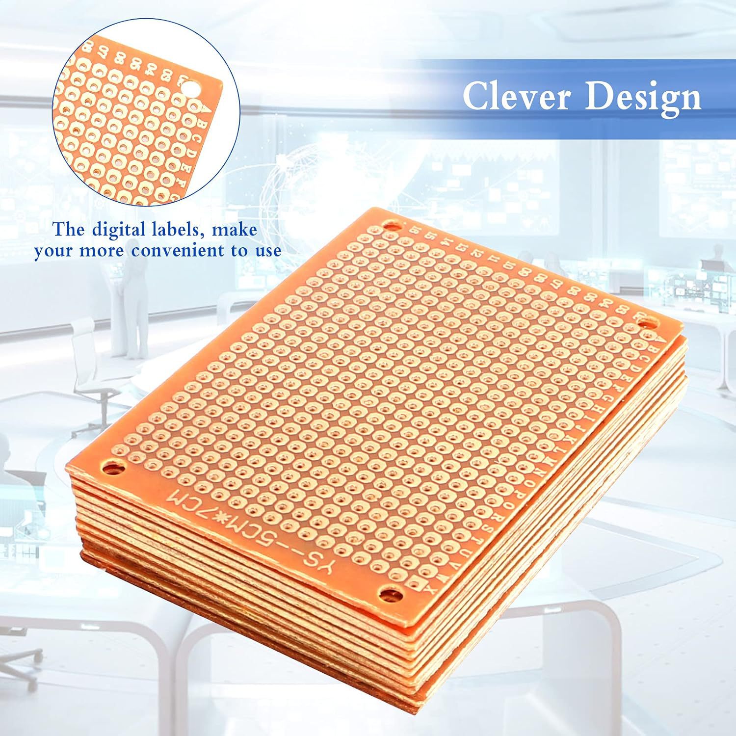 Lochrasterplatte 50 Stück Single-Sided Circuit Board Universal