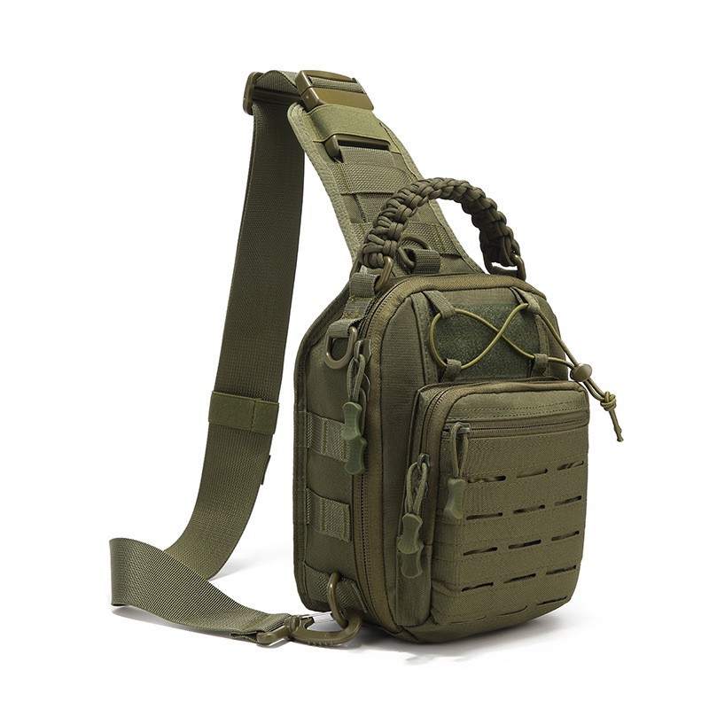 Guangzhou New Multifunctional Tactical Chest Bag Outdoor Sports Riding Waterproof Chest Bag Men's Single Shoulder Crossbody Camouflage