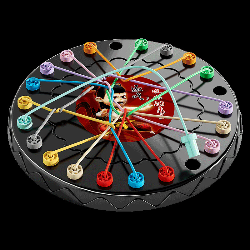 Cross-Border Rope Unlocking Challenge Children's Game Educational Toy Desktop Logical Thinking Development Concentration Parent-Child Interaction
