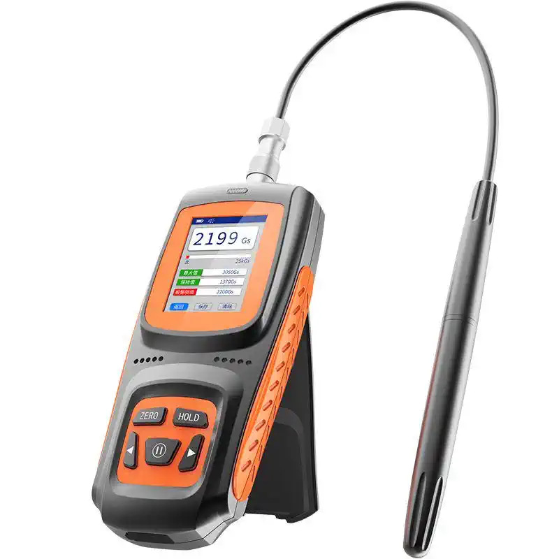 Advics Handheld Digital Tesla Meter High-Precision Magnetic Field Strength Detector Gauss Meter Tester