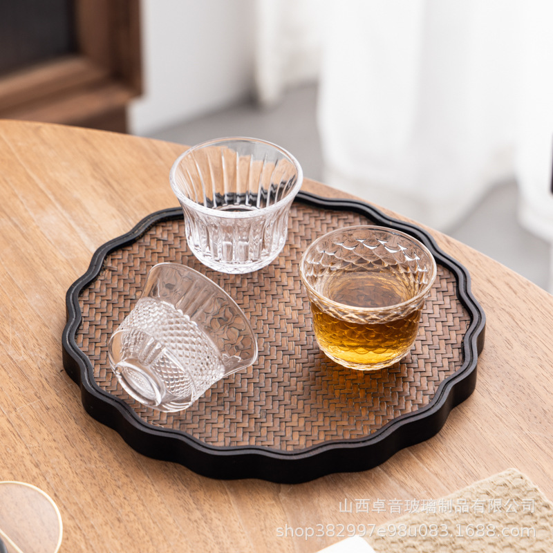 Small Tea Cup, Tasting Cup, Single Product Tea Cup, Japanese Simple Glass Cup, Small Hand-Brewed Coffee Cup, Master Cup