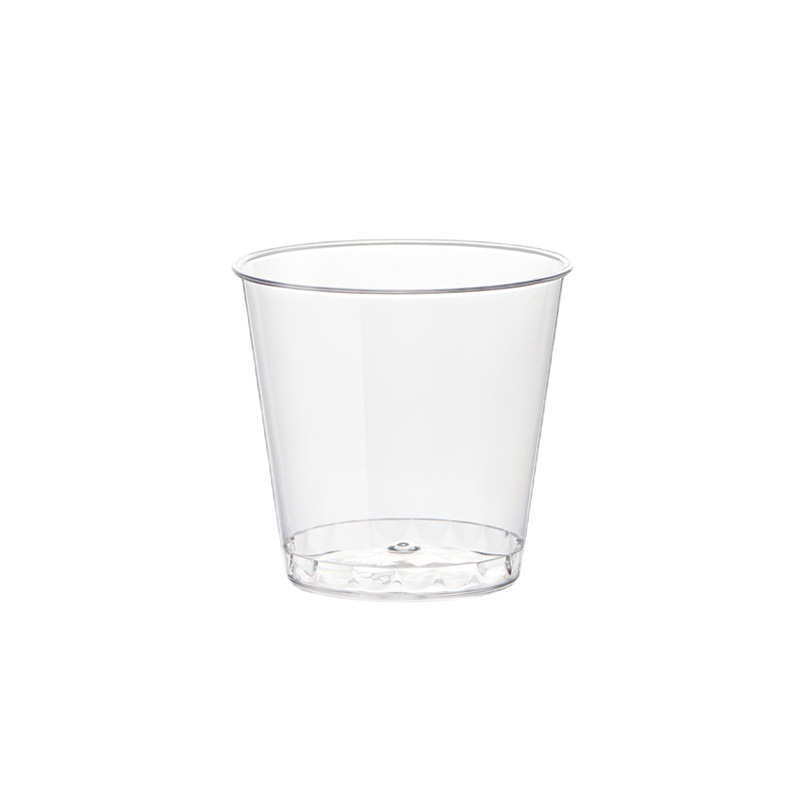 Trumpet Flower 30ml Disposable Drinking Cup Tasting Cup Hard Plastic Tasting Cup One Cup Aviation Cup High Transparency