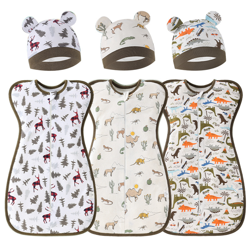 Внешняя мембрана Европейская и Американская новорожденная противоукачивающая пеленка мешок для сна с поднятыми руками