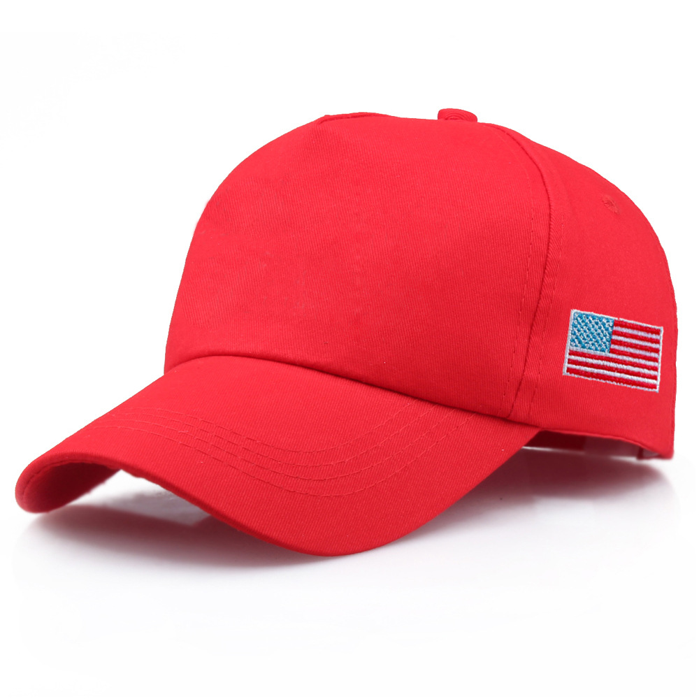 Cross-Border Hot Selling Baseball Cap 2024 Advertising Cap Little Red Riding Hood 45-47 Peaked Cap Embroidered Baseball Cap European and American Hat