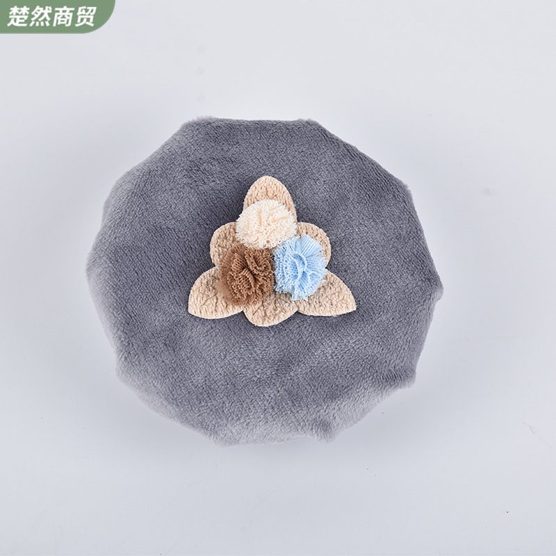 Velvet Door Handle Gloves, Anti-Cooling Gloves, Anti-Static Fabric Gloves, Korean Style Warmth in Autumn and Winter