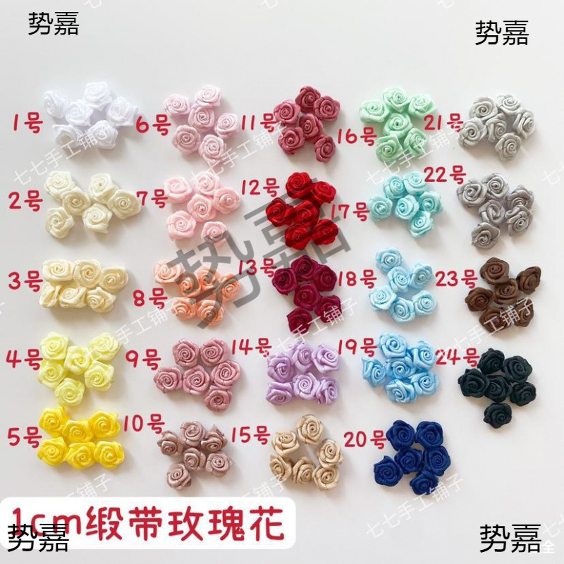 Сатиновая лента 1 см роза Bjd маленькая одежда для кукол декоративные аксессуары