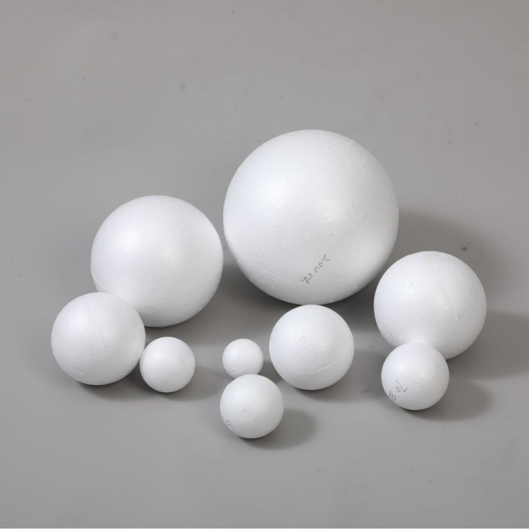 Foam Ball White Solid Styrofoam Round Toddler Foam Ball Wedding Flower Arrangement Handmade DIY Styrofoam Ball