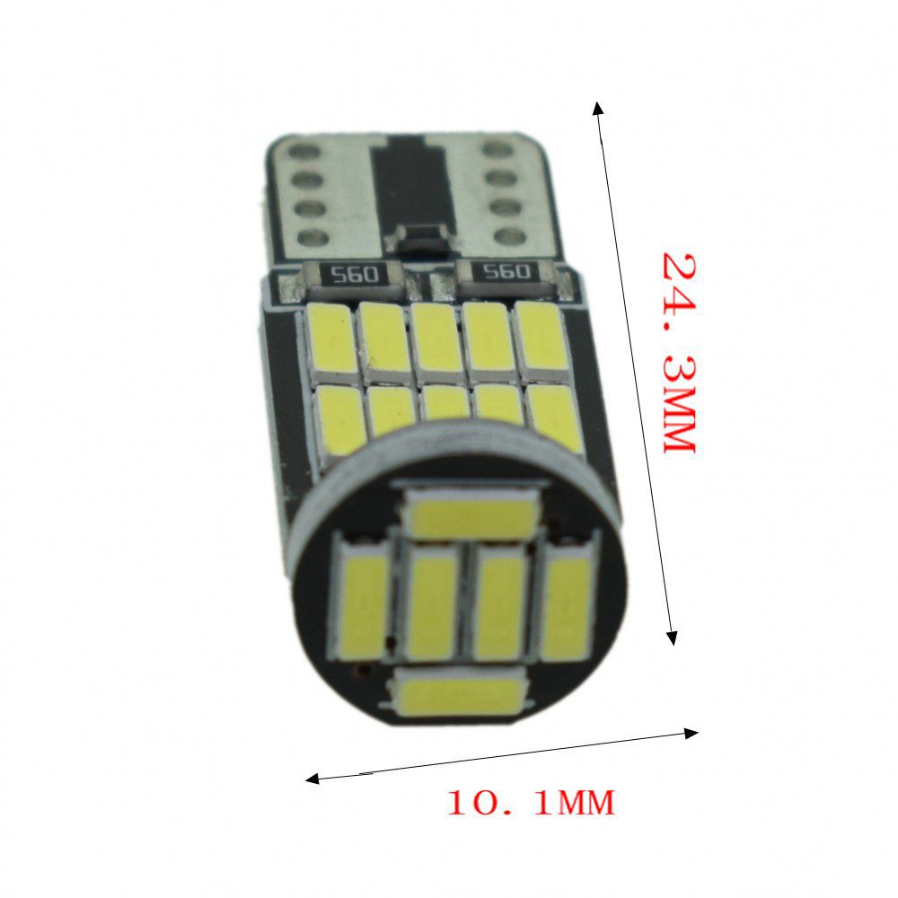 Foreign Trade Popular Car Led High-Brightness Reading Lamp T10 4014 26Smd Cross-Border Special Supply Width Lamp 12V24V