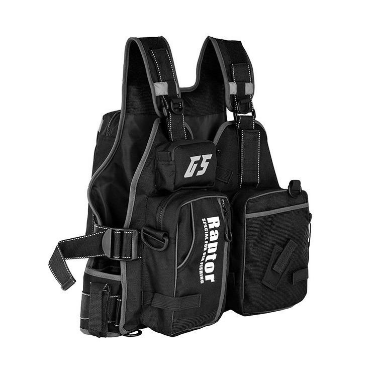 In stock Raptor G5 fishing life jacket rock fishing suit Luya vest large buoyancy rescue sea fishing vest one-piece delivery