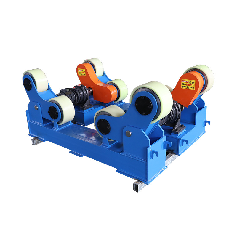 Roller Welding Machine Worm Gear Reducer Roller Stand Positioner Adjustable Fully Automatic Small Welding Roller Stand