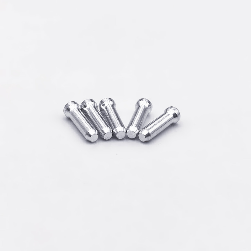 Bicycle line pipeline tail cap inner sleeve variable speed brake core cap aluminum alloy silver aluminum tail cap