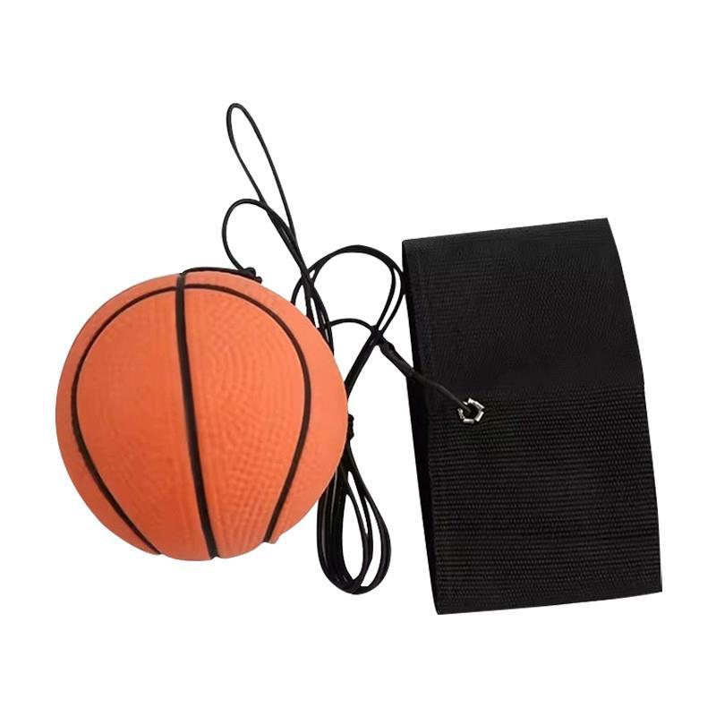 Wrist Elastic Ball with Rope Type Kidsren's Rubber Rebound Bracelet Spring Ball Small Toy Boy Elastic Wrist Ball