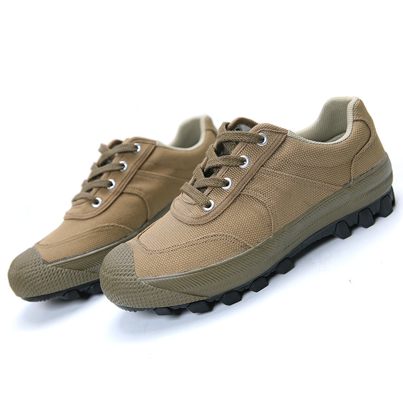 3537 genuine goods men's shoes camouflage shoes wear-resistant outdoor hiking shoes casual breathable work shoes construction site release shoes rubber shoes