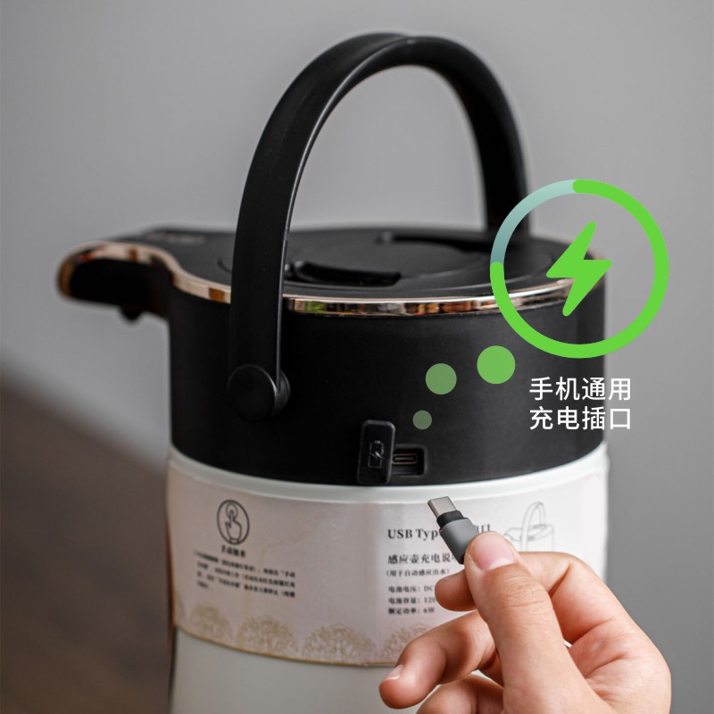 Wholesale Thermal Insulation Teapot 316L Stainless Steel Large Capacity Intelligent Sensor Old White Tea Travel Stuffy Teapot