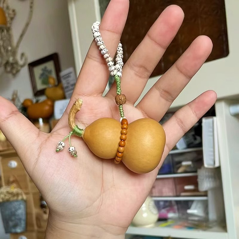 Натуральные тыквенные ремесла, новые ручные тыквы, портативные украшения, подвески для сумок, ремесла от производителя