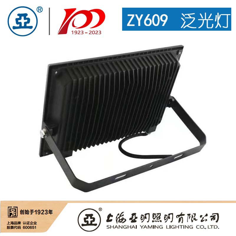 Shanghai Yaming Lighting Led Floodlight Zy609 100W Advertising Floodlight 200W Outdoor Waterproof Light
