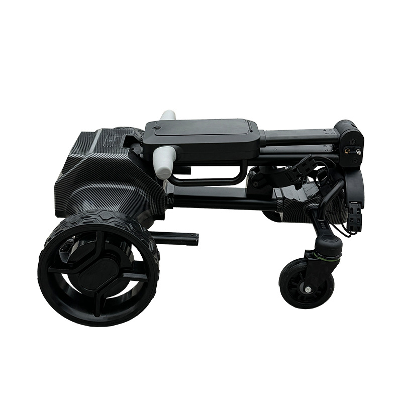 Electric Smart Golf Bag Cart Automatically Follow the Random Robot Six-Wheel Trolley Foldable and Long Battery Life