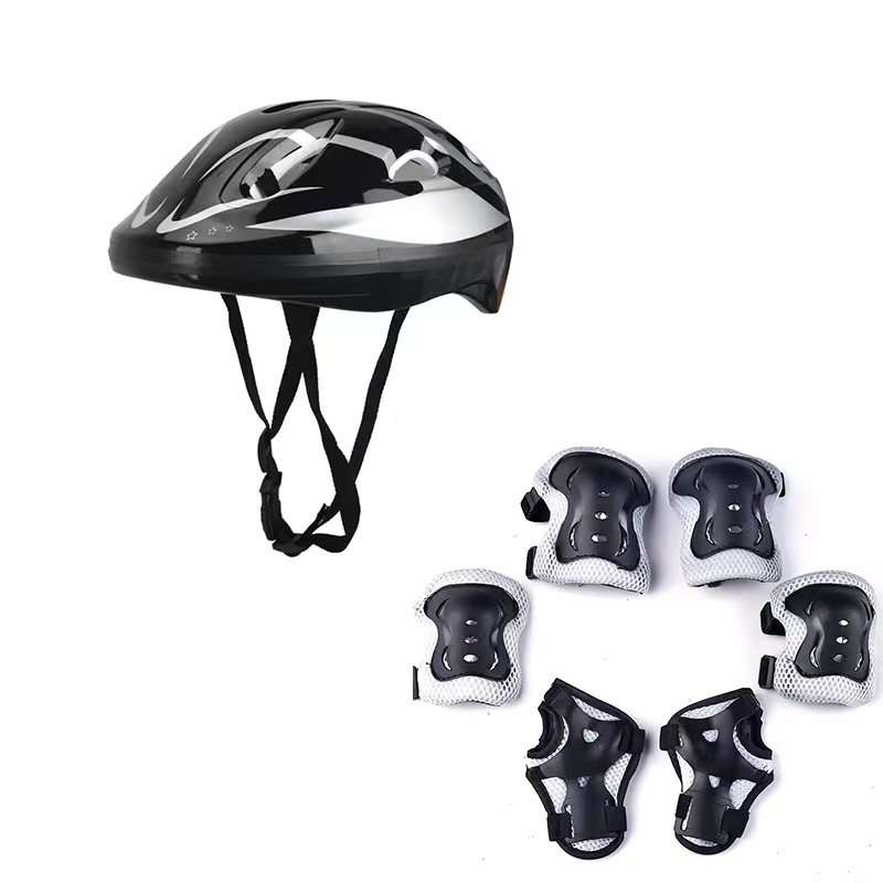 Cycling Skateboard Helmet for Adults and Children, Roller Skates, Balance Car, Adjustable Head Circumference, Safety Protective Gear Set, Wear-Resistant