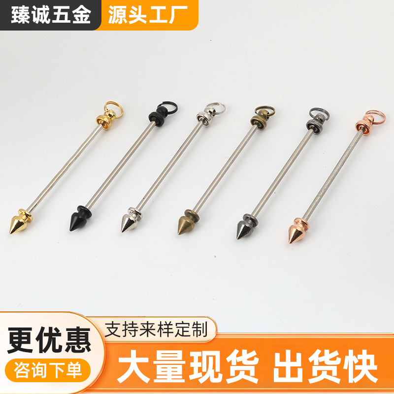 В наличии, оптовая продажа, двойные головки винтов, панковские гвозди, пули, DIY, аксессуары для ивового гвоздя, металлические гвозди