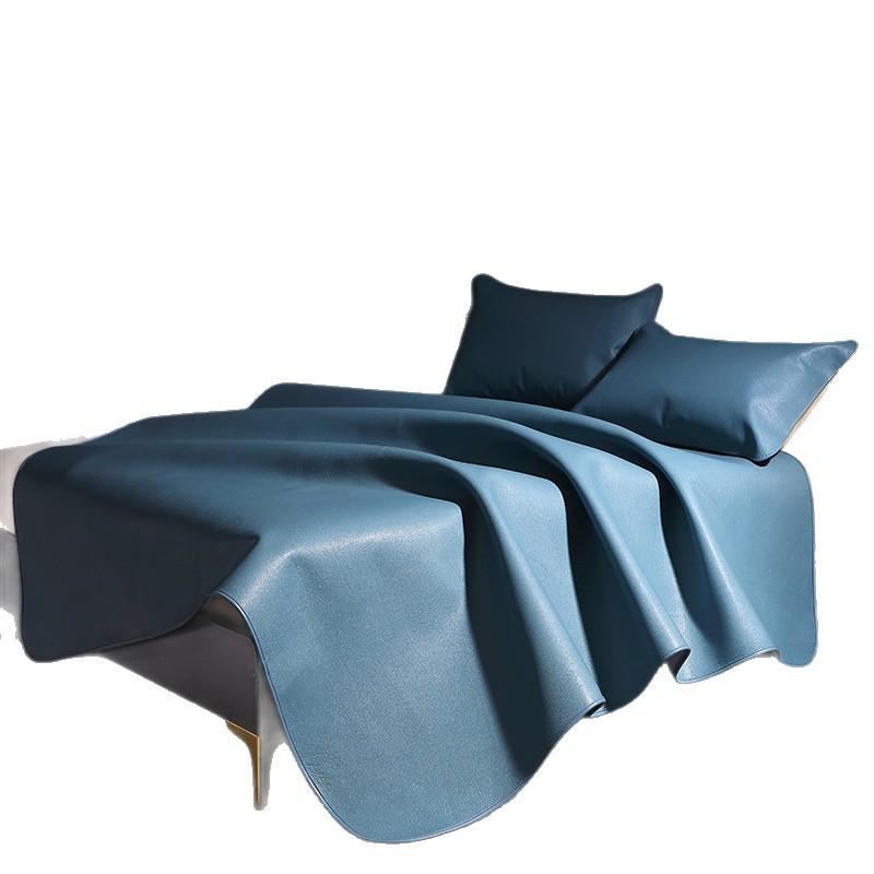 Extra Thick Natural Buffalo Leather Mat Three-Piece Set Authentic Whole Top Pure Cowhide Mattress Soft Mat Factory Straight